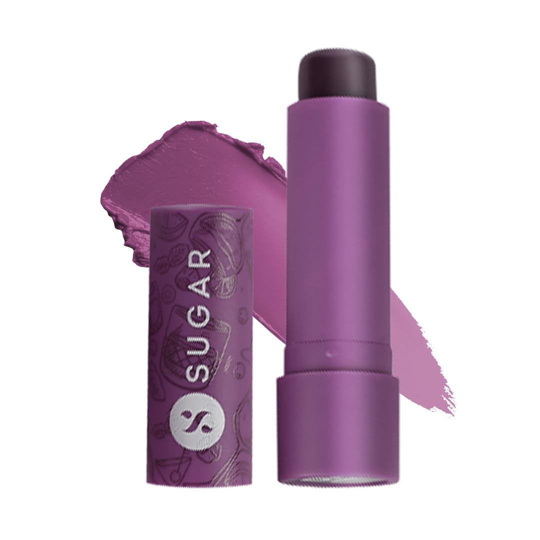 SUGAR Cosmetics Tipsy Lip Balm For Dry & Chapped Lips With Vitamin E, Shea Butter and Jojoba Oil | Lip Protection & Nourishment | LipBalm with SPF | 4.5gm - 07 Bramble  from SUGAR Cosmetics