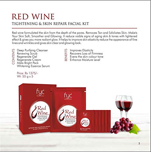 FYC Professional  Red-Wine Facial Pouch  from FYC