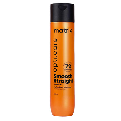 Matrix Opti.Care Professional Shampoo for Salon Smooth Straight Hair | Control Frizzy Hair for up to 4 Days | With Shea Butter | No Added Parabens | (350 ml)  from Matrix