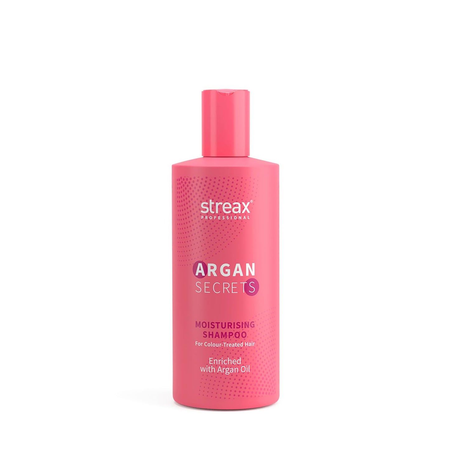 Streax Professional Argan Secrets MOISTURISING Shampoo for Women | Enriched with Argan Oil & UV Filter | Enhances Colour Retention | Cleanses & Nourishes Hair 300ml  from Streax Professional