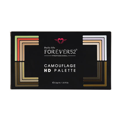 Daily Life Forever52 16 Color Camouflage HD Palette - Light Weight Multi-Purpose Matte Concealer Color Corrector Palette - CHP001 concealer from Forever52