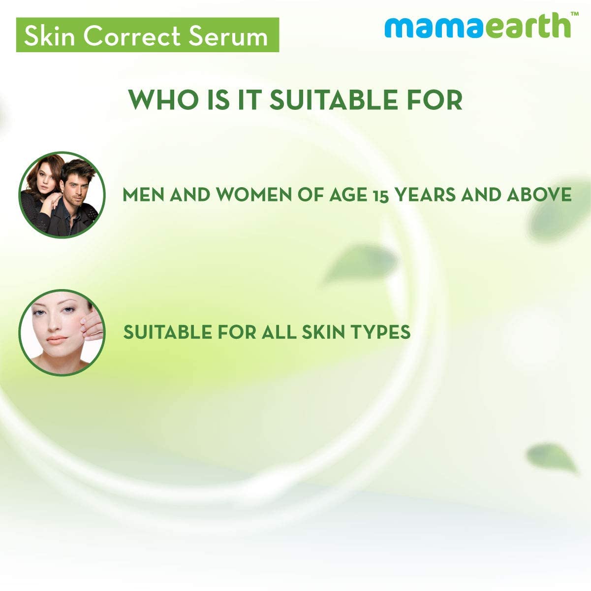 Mamaearth Skin Correct Face Serum Acne Scars Removal Cream With Niacinamide & Ginger Extract, 30ml  from Mamaearth