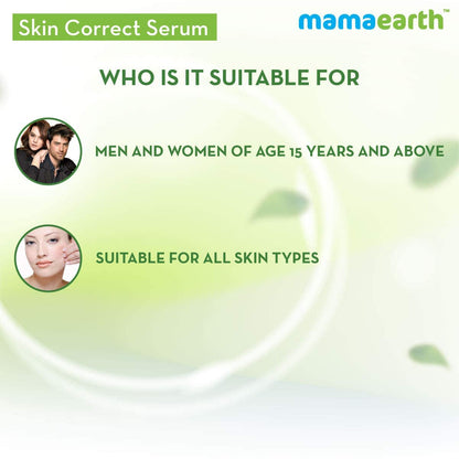 Mamaearth Skin Correct Face Serum Acne Scars Removal Cream With Niacinamide & Ginger Extract, 30ml  from Mamaearth