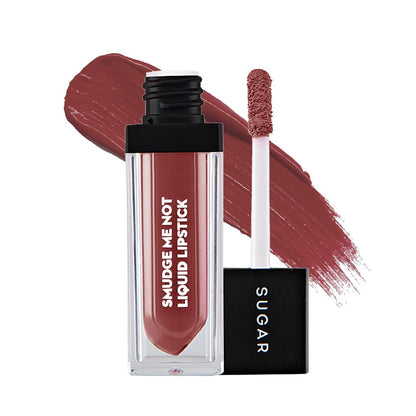 SUGAR Cosmetics - Smudge Me Not - Liquid Lipstick - 12 Don Fawn (Yellow Brown) - 4.5 ml - Ultra Matte Liquid Lipstick, Transferproof and Waterproof, Lasts Up to 12 hours  from SUGAR Cosmetics