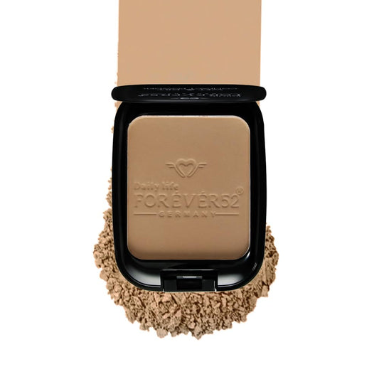 Forever52 Daily Dual Wet And Dry Full- Coverage Natural Compact With Sponge And Mirror For All Skin Types (12G, Honey)  from Forever52