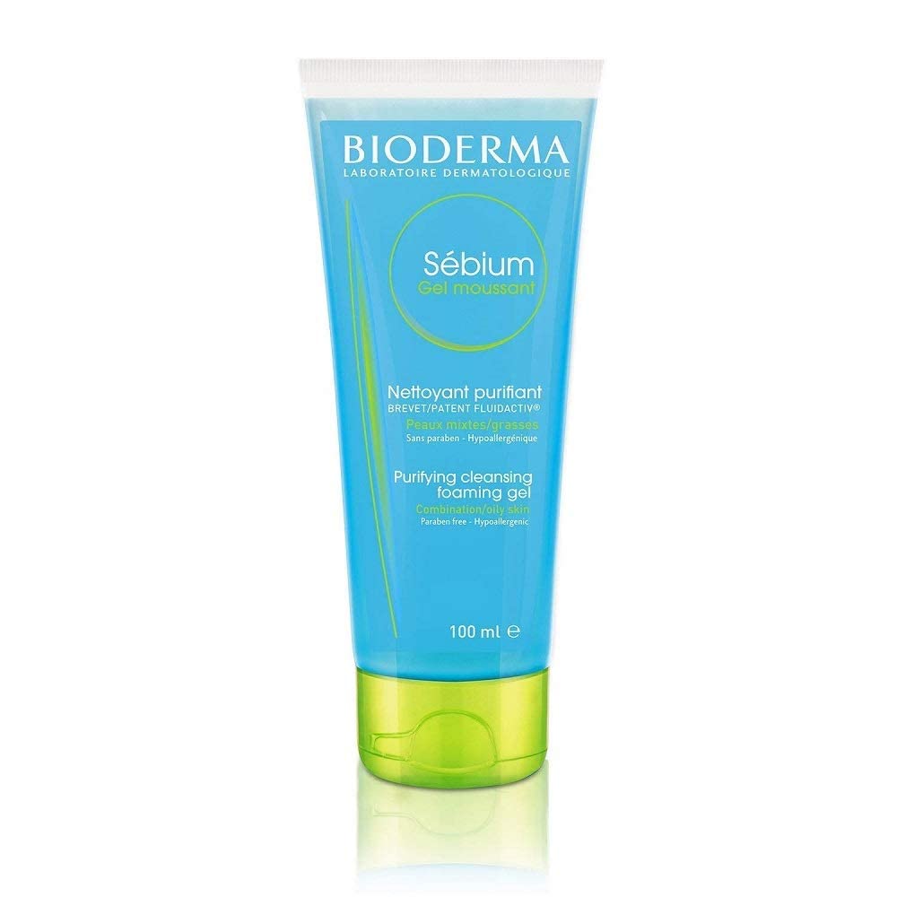Bioderma Sebium Gel Moussant Purifying Cleansing Foaming Gel Combination To Oily Skin, 100ml cleansing foam from Bioderma