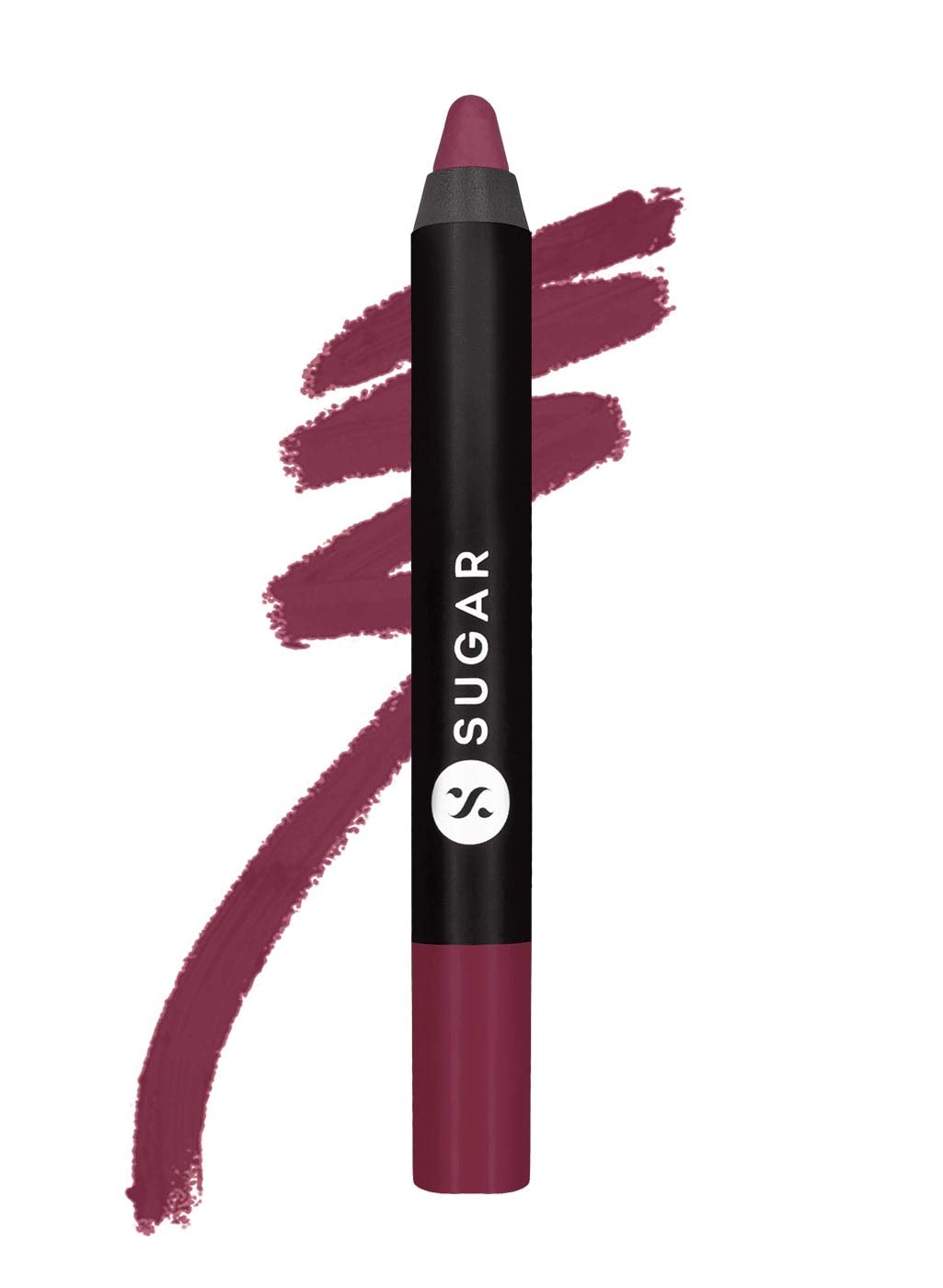 SUGAR Cosmetics Matte As Hell Crayon Lipstick with Sharpner | Smudgeproof | Lasts Upto 8+ Hrs | 2.8gm - 13 Murphy Brown  from SUGAR Cosmetics