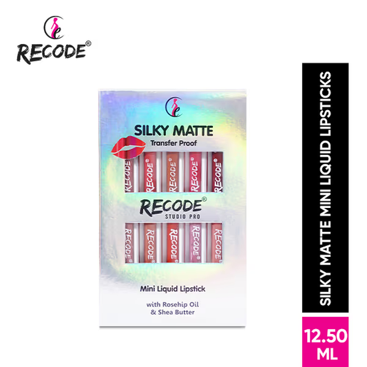 Recode Silky Matte Mini Liquid Lipsticks - 12.50 ml (1.25ml x 10) lipstick from Recode