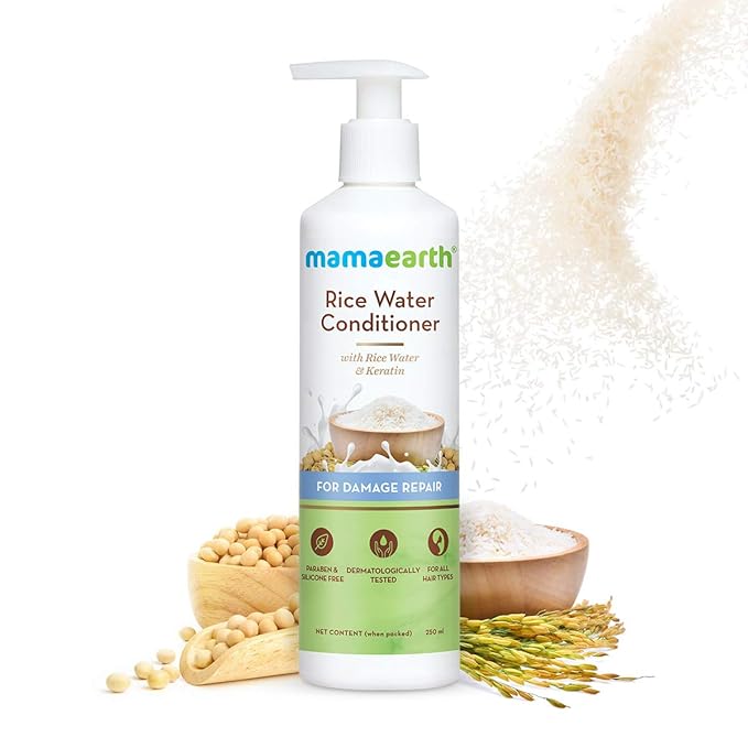Mamaearth Rice Water Conditioner 250Ml, Frizzy conditioner from mamaearth