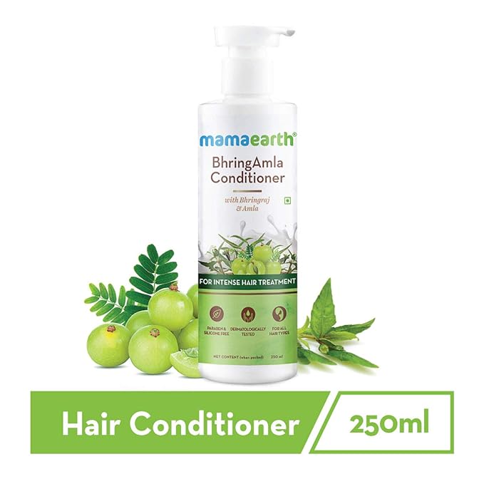 Mamaearth BhringAmla Conditioner for hair fall with Bhringraj & Amla for Intense Hair Treatment – 250ml conditioner from mamaearth