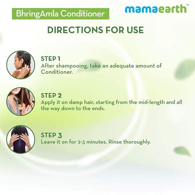 Mamaearth BhringAmla Conditioner for hair fall with Bhringraj & Amla for Intense Hair Treatment – 250ml conditioner from mamaearth