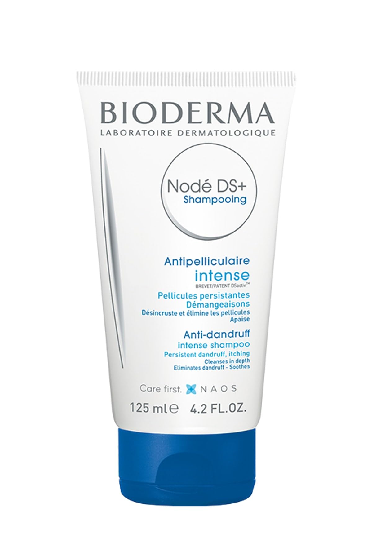 Bioderma Node DS+ Shampooing Anti Dandruff Intense Shampoo Hair Scalp Care, White, 125 ml (BIO1400037) Shampoo from Bioderma
