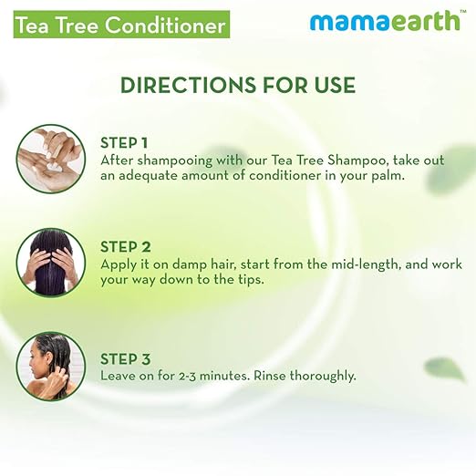 Mamaearth Anti Dandruff Conditioner, With Tea Tree & Ginger Oil, For Dandruff Free Hair 250ml conditioner from mamaearth