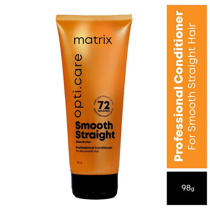 Matrix Opti.Care Professional Conditioner for Salon Smooth Straight Hair | Control Frizzy Hair for up to 4 Days | With Shea Butter | No Added Parabens | (98 g)  from Matrix