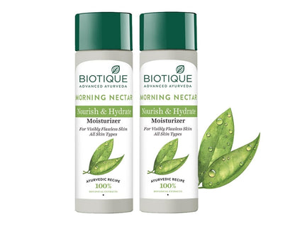 Biotique Bio Morning Nectar Lotion for All Skin Types, 120ml (Pack of 2) body lotion from Biotique