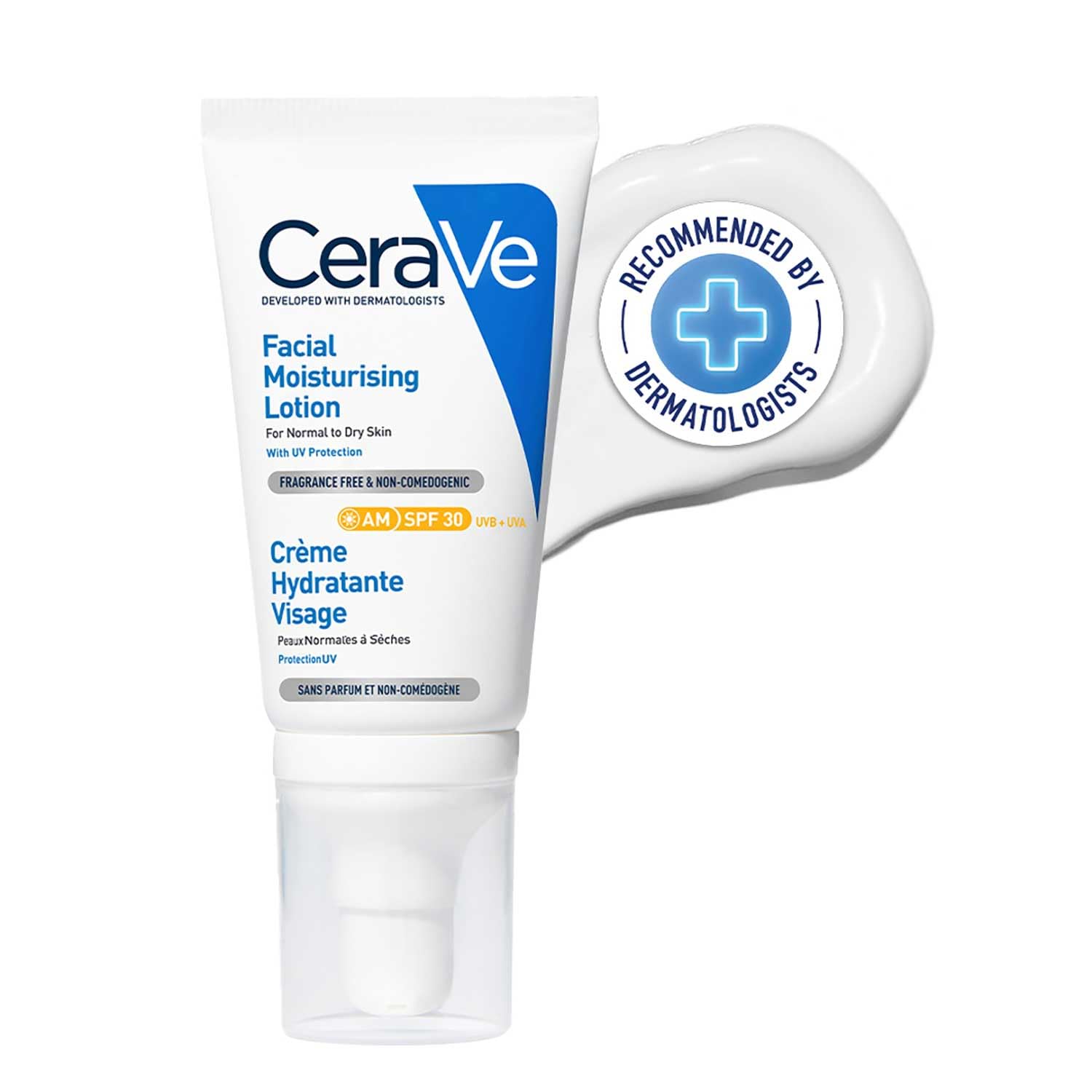 CeraVe AM Facial Moisturizing Lotion For Normal to Dry Skin (52ml) - Broad Spectrum SPF 30 Sunscreen | Non-Comedogenic, Paraben-Free And Fragrance-Free Lotion Moisturizer from cerave