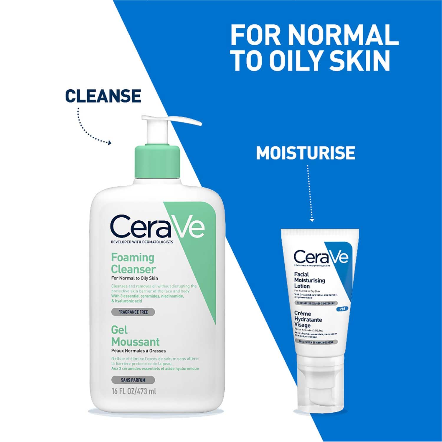 CeraVe PM Facial Moisturizing Lotion For Normal To Dry Skin (52ml) - Formulated With 3 Essential Ceramides, Niacinamide And Hyaluronic Acid | Ultra Lightweight Night Cream Moisturizer from cerave