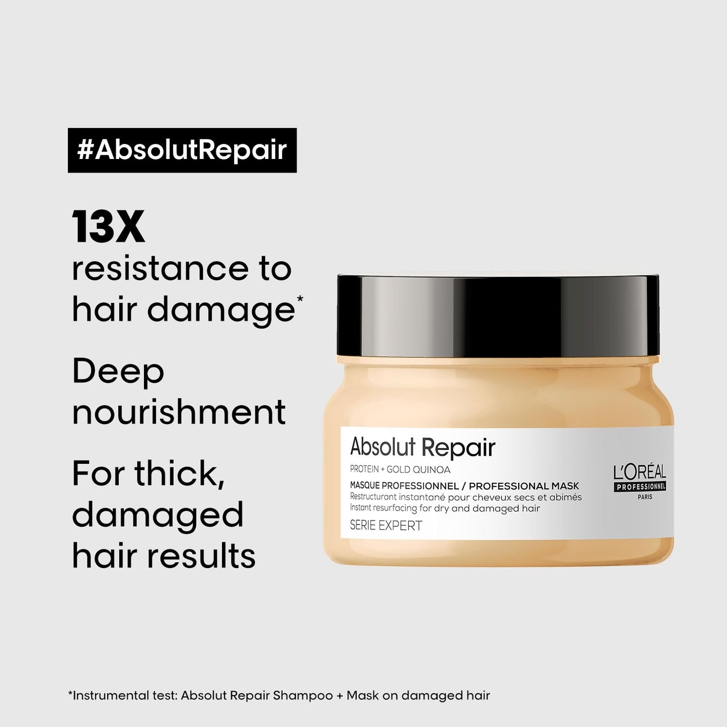 L'Oreal Professionnel Absolut Repair Hair Mask For Dry and Damaged Hair hair mask from loreal pro paris