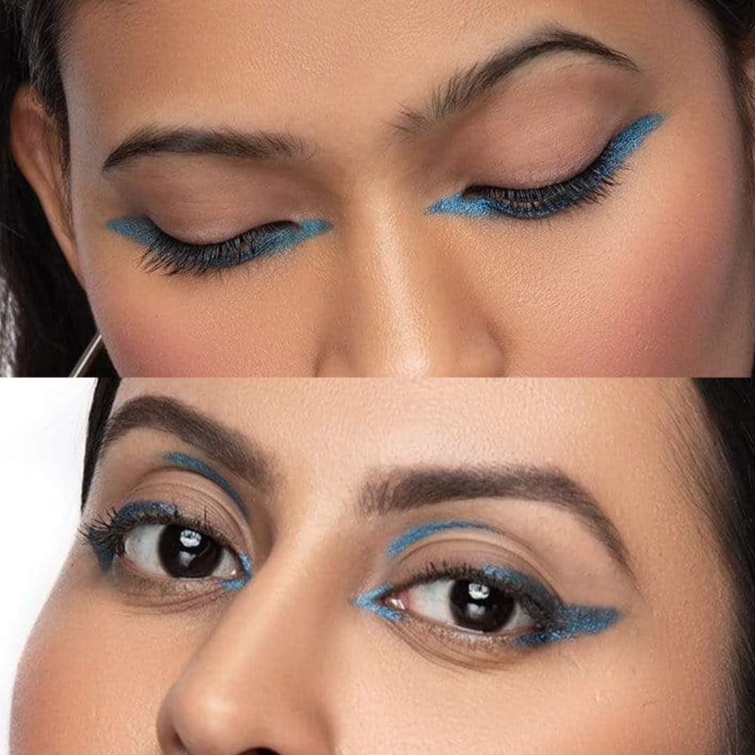 SUGAR Kohl of Honour Intense Kajal | Upto 12 hrs | Long Lasting, Smudge Proof & Waterproof Kajal | Matte Finish | Twist Up Kajal Pencil | Paraben Free - Blue Moon  from SUGAR Cosmetics