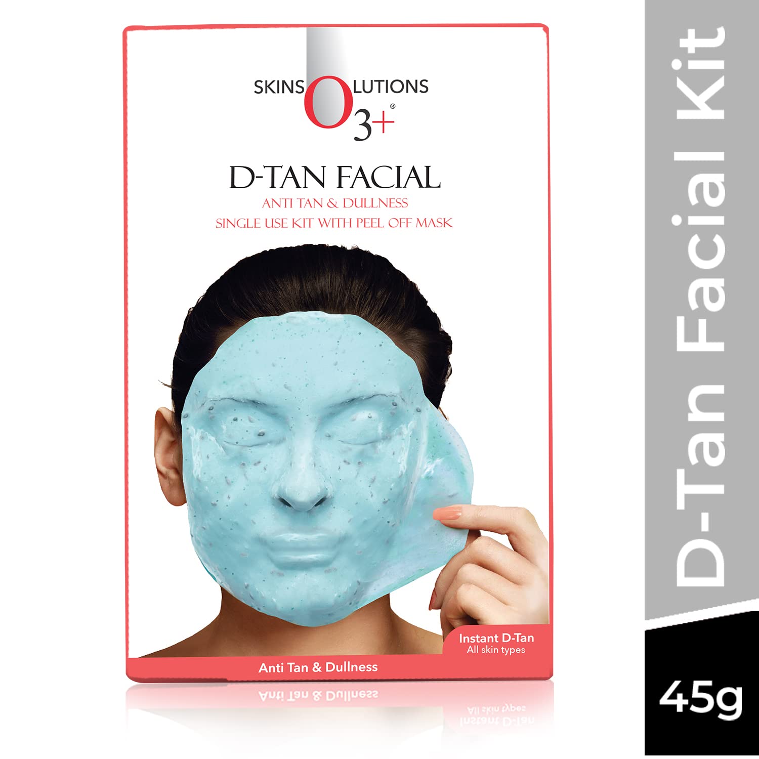 O3+ D-TAN Facial Kit for TAN Removal & Skin lightening 45g | Detan Facial Kit for TAN Removal  from O3+