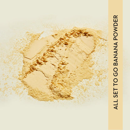 SUGAR Cosmetics All Set To Go Banana Powder | Setting Powder for Mattified Skin | Oil-Controlling & Smooth Application | 7gm  from SUGAR Cosmetics