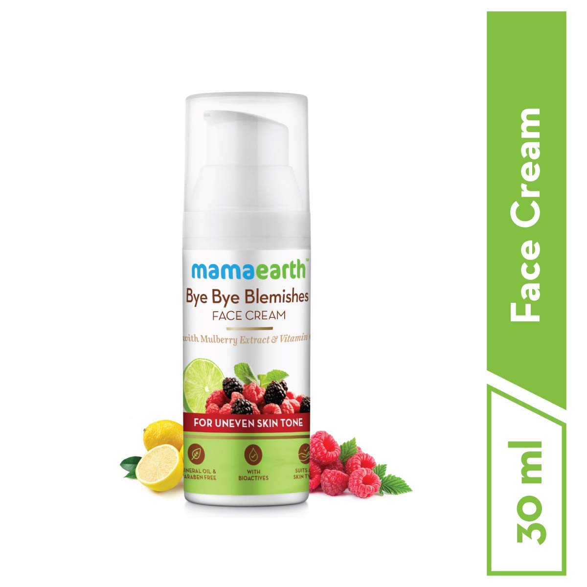 Mamaearth Bye Bye Blemishes Face Cream, For Pigmentation & Blemish Removal, With Mulberry Extract & Vitamin C - 30ml  from Mamaearth