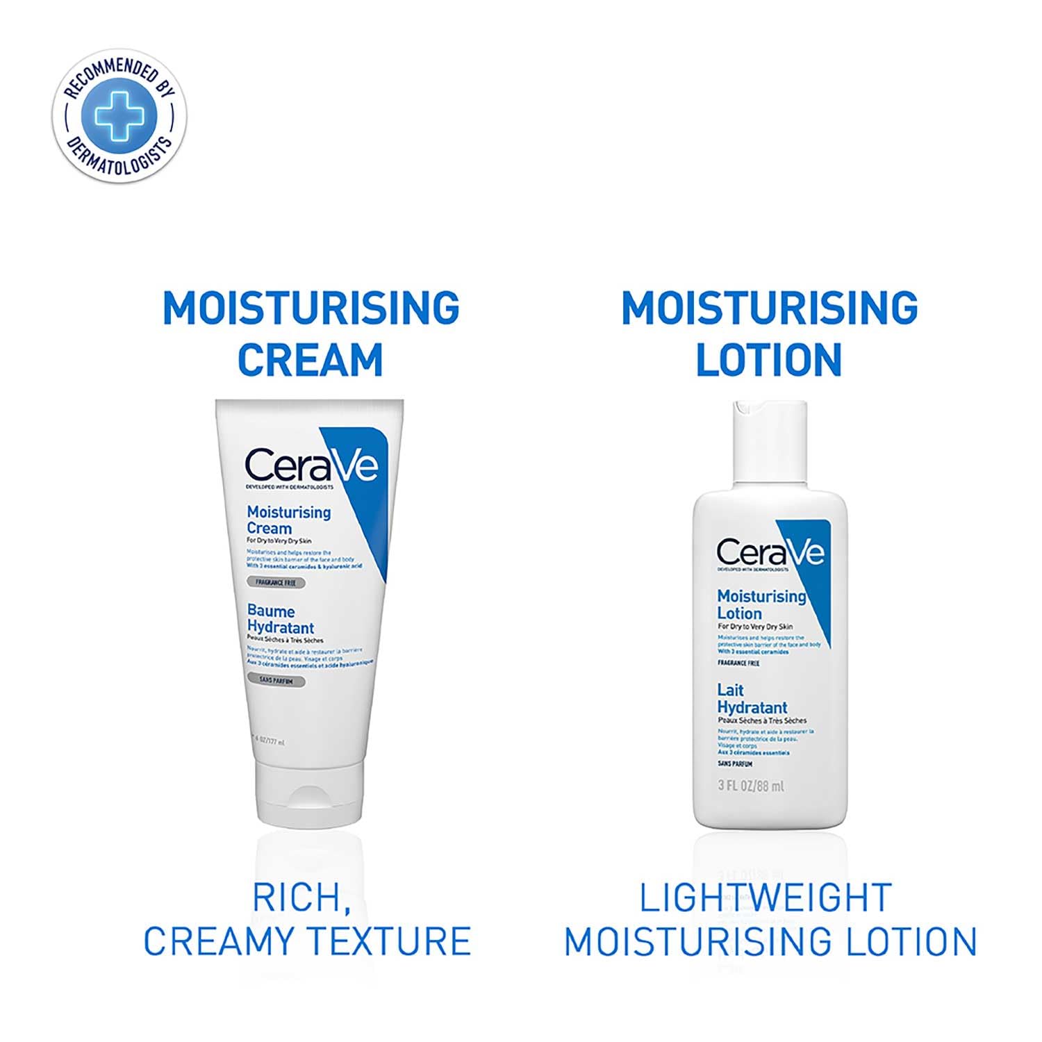 CeraVe Moisturizing Cream For Dry To Very Dry Skin (177ml) - Formulated with 3 Essential Ceramides And Hyaluronic Acid | Non-Comedogenic Moisturizer For Face and Body Face Cream from cerave