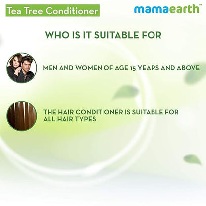 Mamaearth Anti Dandruff Conditioner, With Tea Tree & Ginger Oil, For Dandruff Free Hair 250ml conditioner from mamaearth