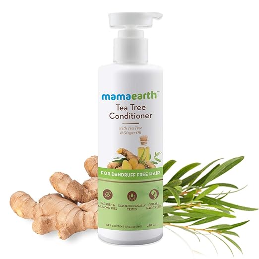 Mamaearth Anti Dandruff Conditioner, With Tea Tree & Ginger Oil, For Dandruff Free Hair 250ml conditioner from mamaearth