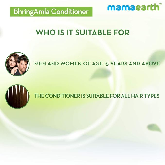 Mamaearth BhringAmla Conditioner for hair fall with Bhringraj & Amla for Intense Hair Treatment – 250ml conditioner from mamaearth