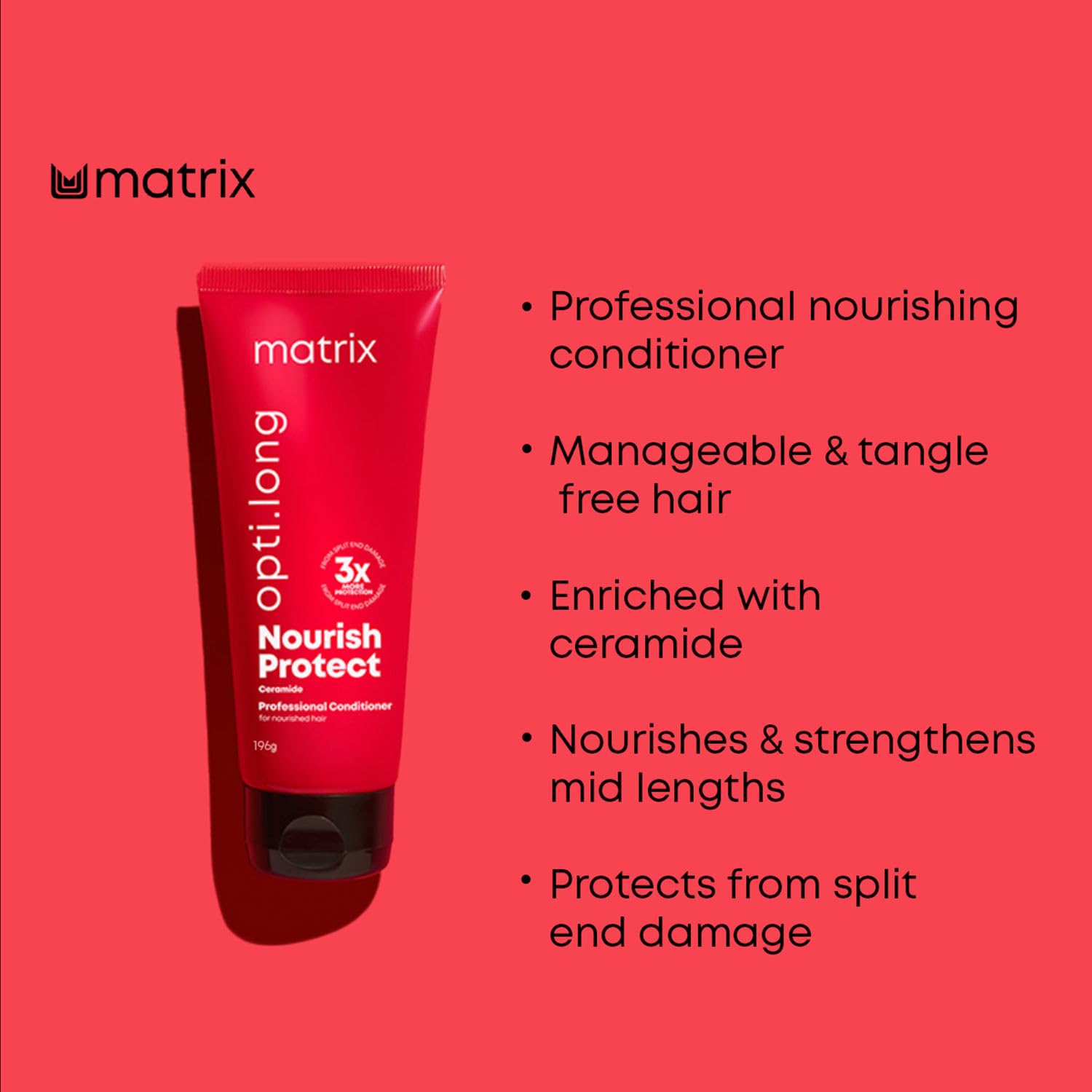 MATRIX Opti Long Professional Conditioner | Detangled, smooth, nourished long hair | With Ceramide | For Long hair  from Matrix