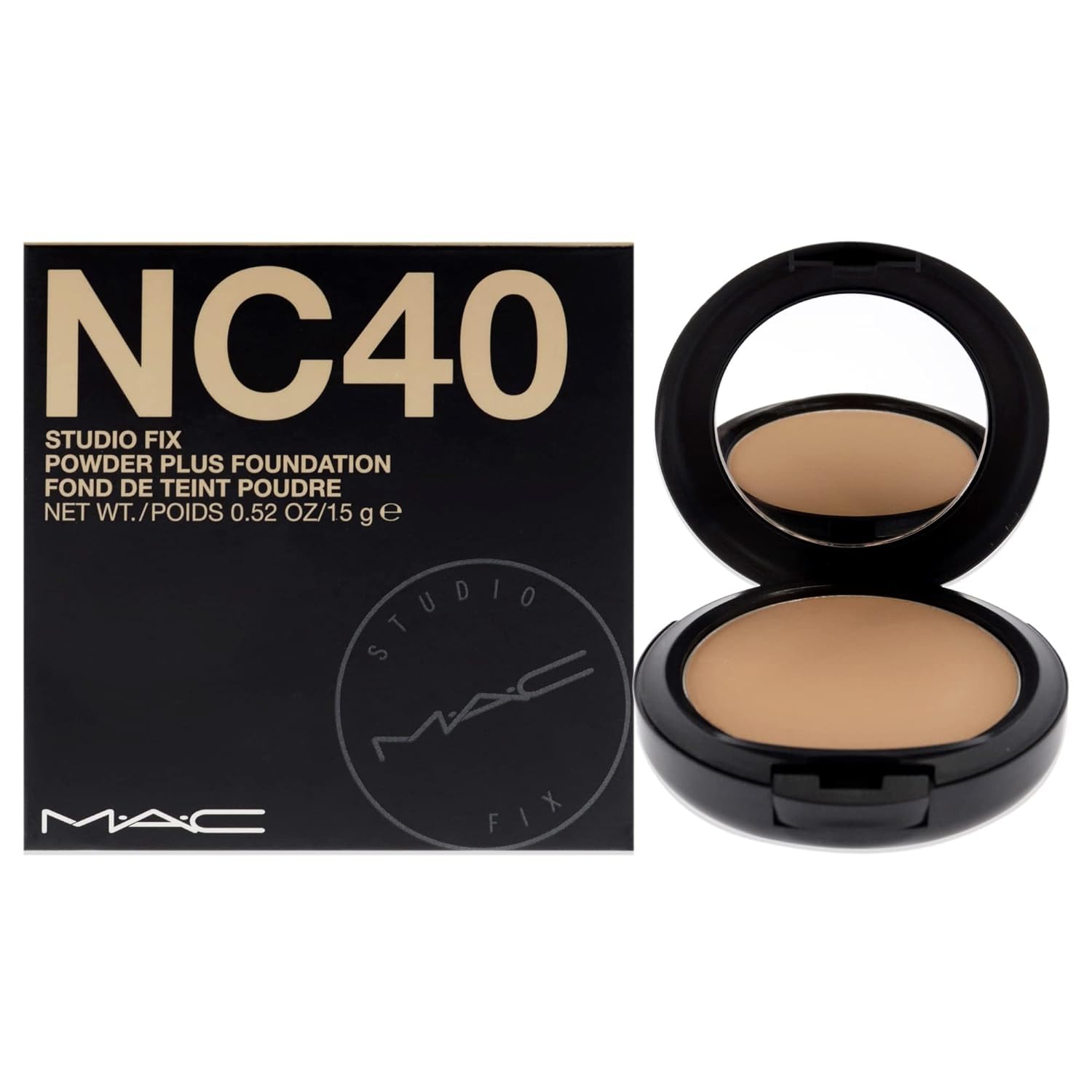 MAC Studio Fix Powder Plus Foundation for Women, NC40, 0.52 Ounce  from HAVIN