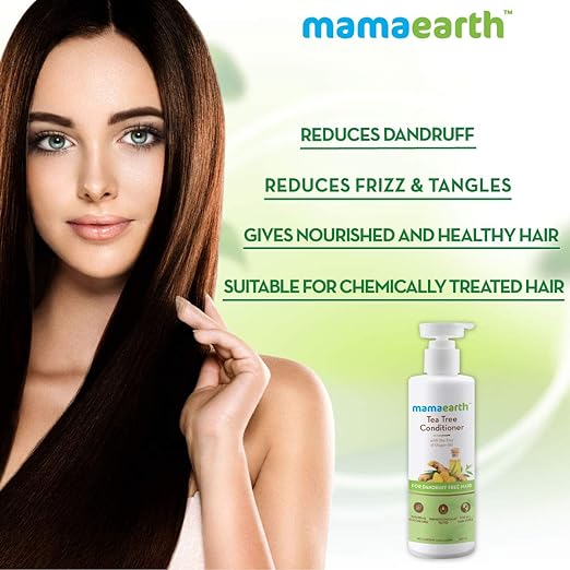 Mamaearth Anti Dandruff Conditioner, With Tea Tree & Ginger Oil, For Dandruff Free Hair 250ml conditioner from mamaearth