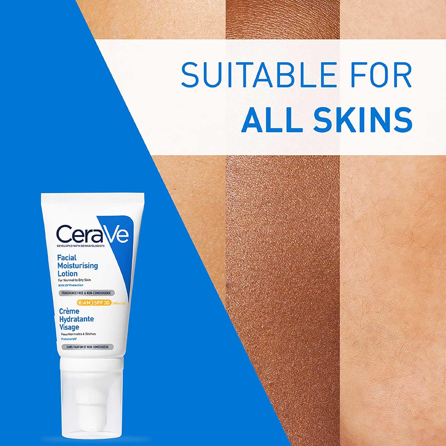 CeraVe AM Facial Moisturizing Lotion For Normal to Dry Skin (52ml) - Broad Spectrum SPF 30 Sunscreen | Non-Comedogenic, Paraben-Free And Fragrance-Free Lotion Moisturizer from cerave