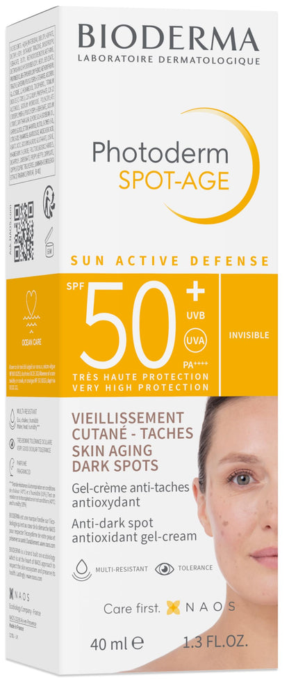 Bioderma Photoderm Spot Age SPF 50+ Reduces Spots and Wrinkles Antioxidant Boosted Sunscreen, 40ml sunscreen from Bioderma