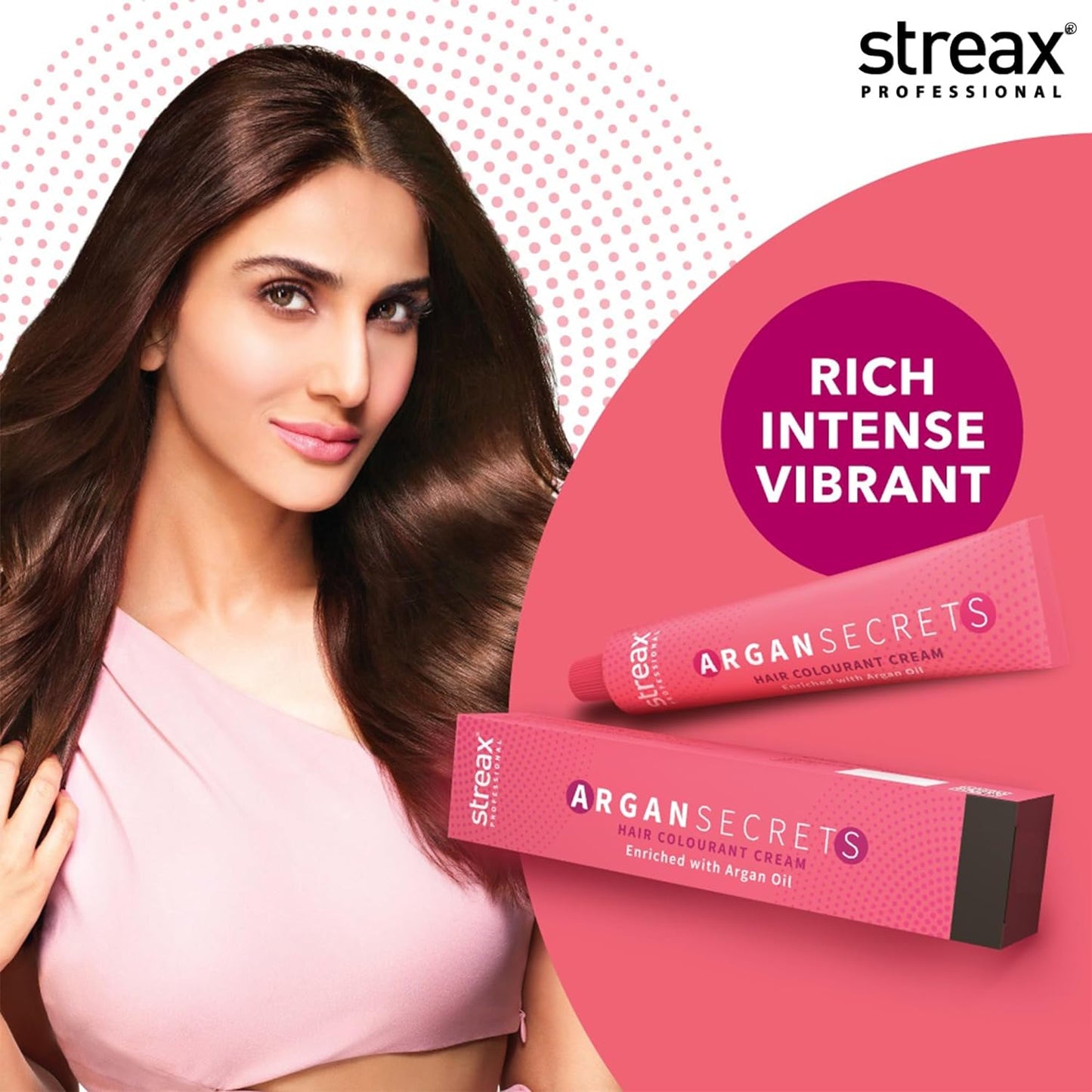 Streax Professional Argan Secrets Permanent Hair Colourant Cream - Soft Black 2 (Enriched with Argan Oil) For All hair types ; 90 gm  from Streax Professional