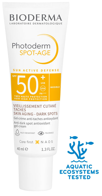 Bioderma Photoderm Spot Age SPF 50+ Reduces Spots and Wrinkles Antioxidant Boosted Sunscreen, 40ml sunscreen from Bioderma