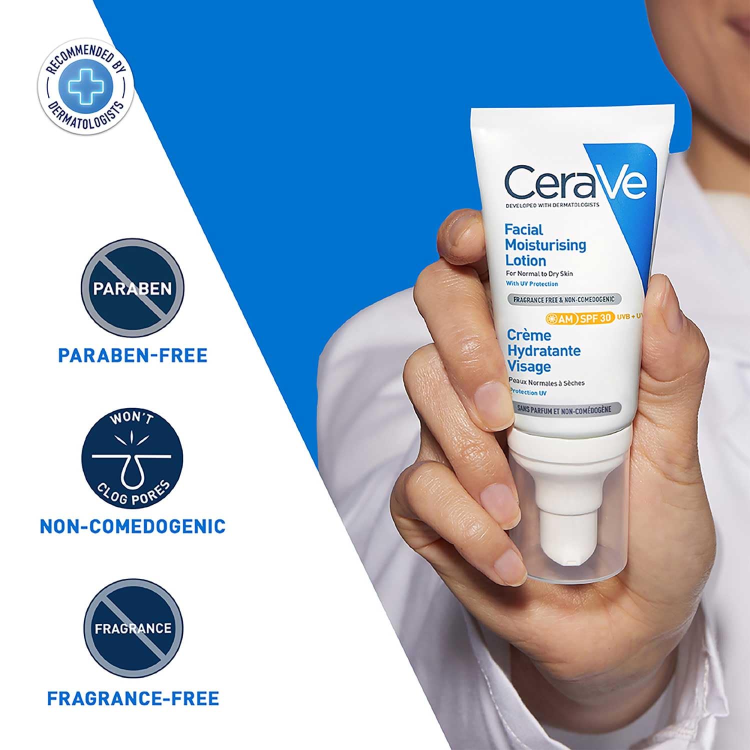 CeraVe AM Facial Moisturizing Lotion For Normal to Dry Skin (52ml) - Broad Spectrum SPF 30 Sunscreen | Non-Comedogenic, Paraben-Free And Fragrance-Free Lotion Moisturizer from cerave