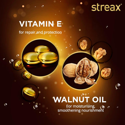 Streax Hair Serum-200 ml Vitalized with Walnut Oil, For Hair Smoothening & Shine, For Dry & Frizzy Hair  from Streax