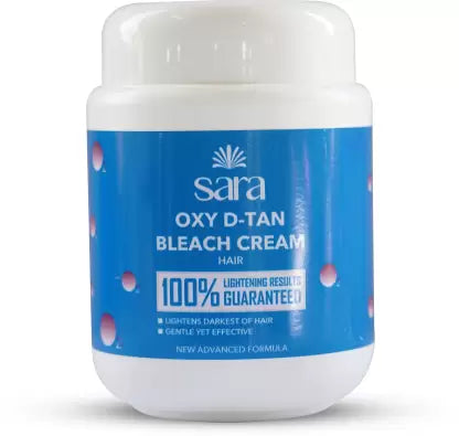 Sara Oxy Dtan Bleach Cream | Skin Whitening And Hair Lightning Formula | Suitable For All Skin Types | 800G Bleach from SARA BEAUTY