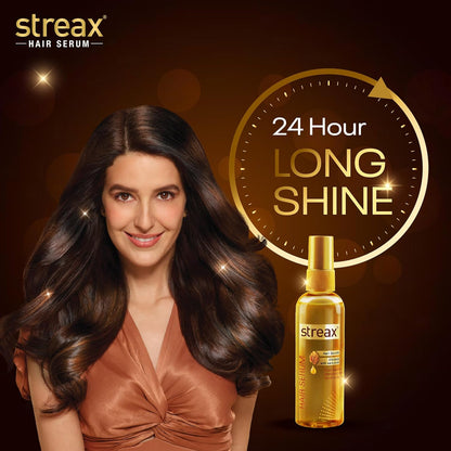 Streax Hair Serum-200 ml Vitalized with Walnut Oil, For Hair Smoothening & Shine, For Dry & Frizzy Hair  from Streax