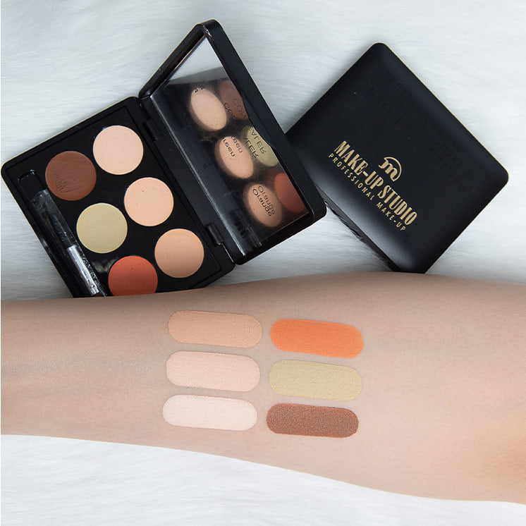 Make-Up Studio Concealer Box 6 Colours (Box 3) Eye shadow Palete from Make Up Studio