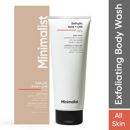 Minimalist Salicylic Acid & LHA 2% Body Wash With Niacinamide (200ml) body wash from HAVIN