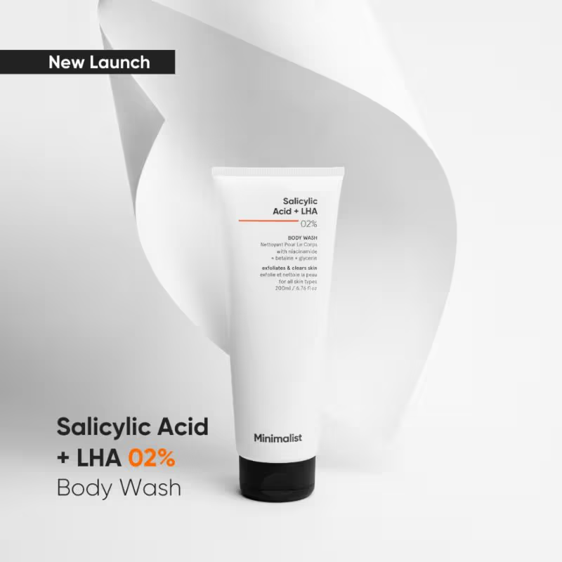 Minimalist Salicylic Acid & LHA 2% Body Wash With Niacinamide (200ml) body wash from HAVIN