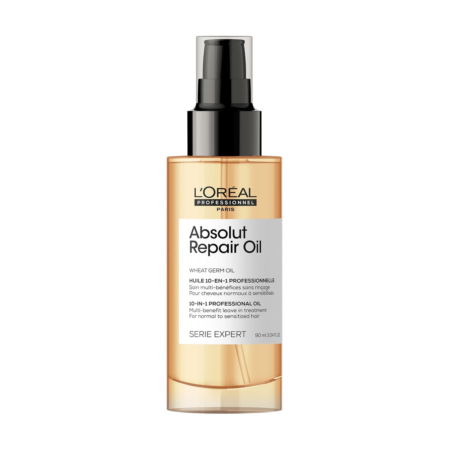 L'OREAL PROFESSIONNEL PARIS Absolut Repair Hair Oil For Dry & Damaged Hair, 90ml 10-In-1 Multi-Benefit Leave-In Hair Oil With Wheat Germ Oil hair serum from loreal pro paris