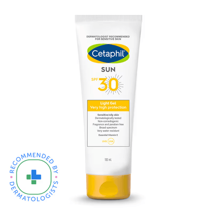 Cetaphil Sun SPF 30 Light Gel Mineral base for Normal, Dry & Oily Skin (100ml) Day cream from Cetaphil