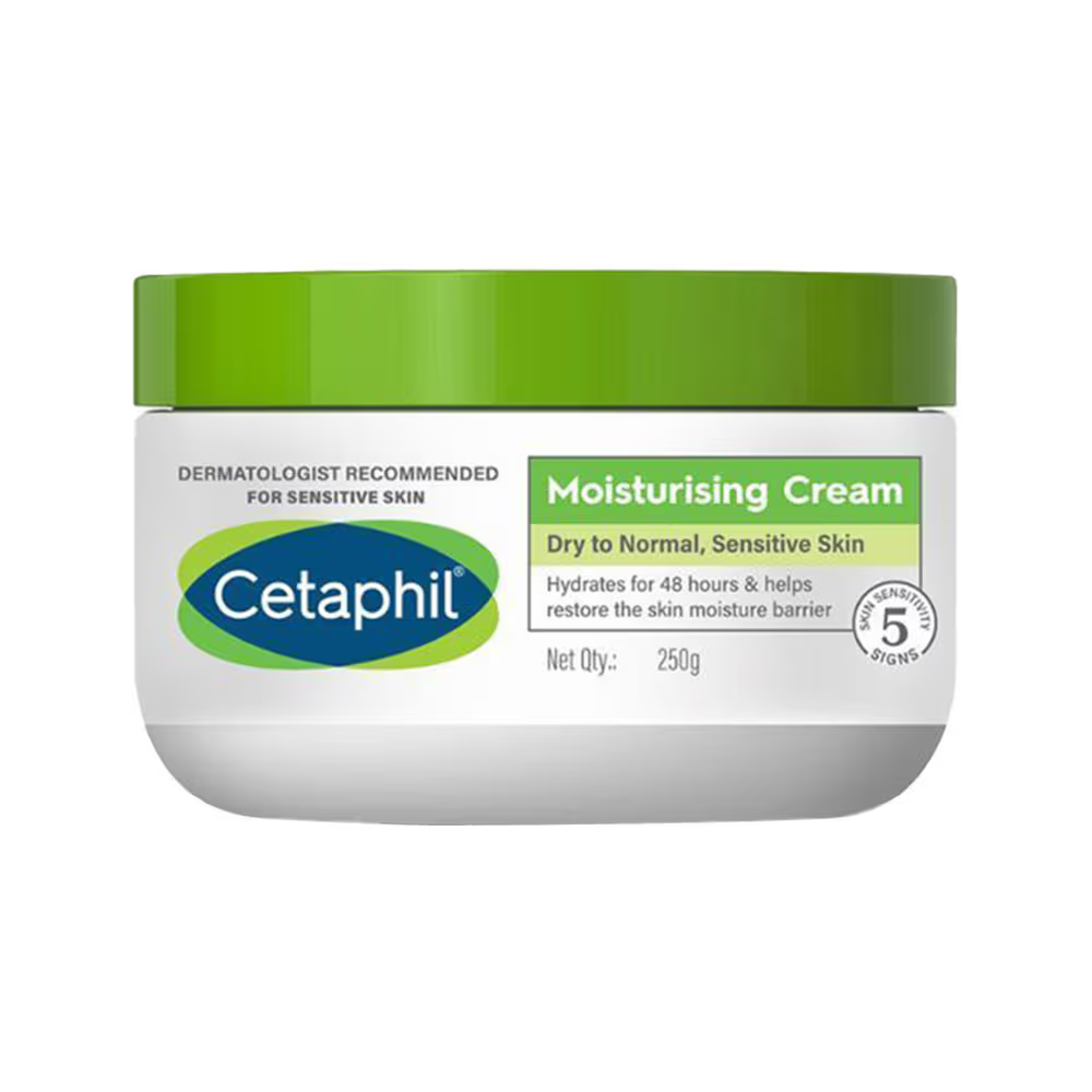 Cetaphil Moisturising Cream for dry to very dry Sensitive skin, Dermatologist Recommended (250g) Face Cream from fac