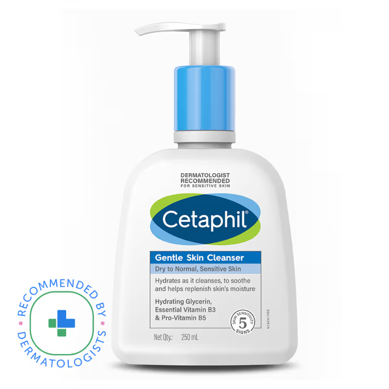 Cetaphil Gentle Skin Cleanser |Dry to Normal Skin with Niacinamide |Dermatologist Recommended (250ml) face Wash from Cetaphil