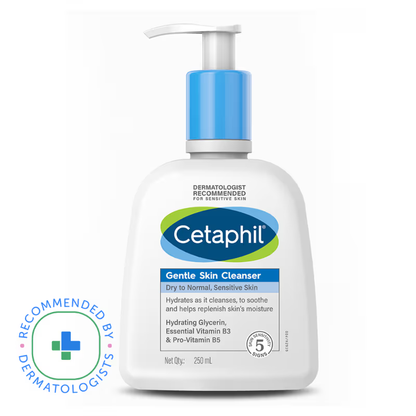 Cetaphil Gentle Skin Cleanser |Dry to Normal Skin with Niacinamide |Dermatologist Recommended (250ml) face Wash from Cetaphil