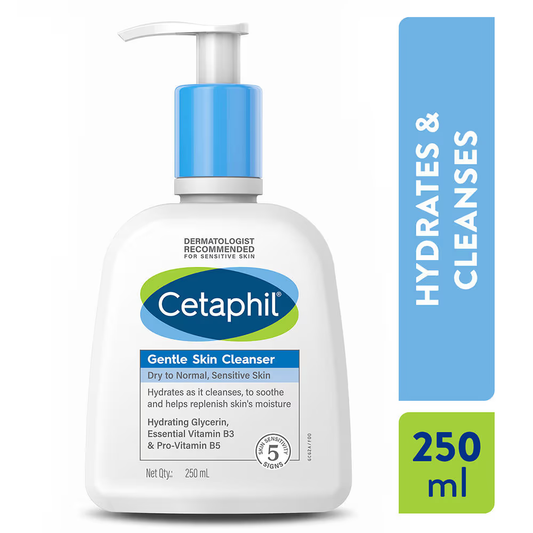 Cetaphil Gentle Skin Cleanser |Dry to Normal Skin with Niacinamide |Dermatologist Recommended (250ml) face Wash from Cetaphil